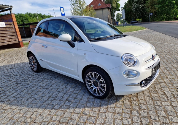 Fiat 500 cena 48900 przebieg: 10500, rok produkcji 2020 z Skoki małe 137